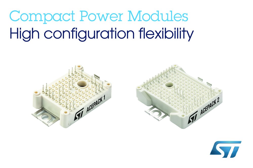 New ACEPACK™ Power Modules from STMicroelectronics Deliver Advanced Performance and Economy